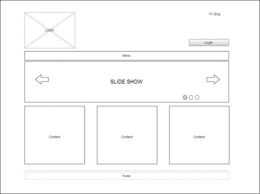 low fidelity wireframe