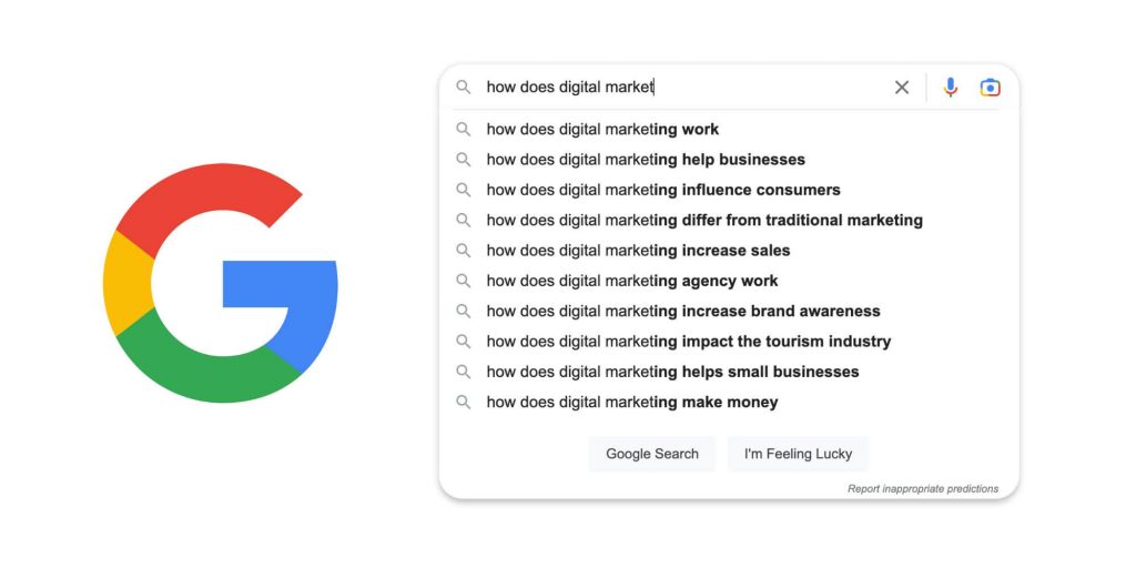 Google auto complete tool