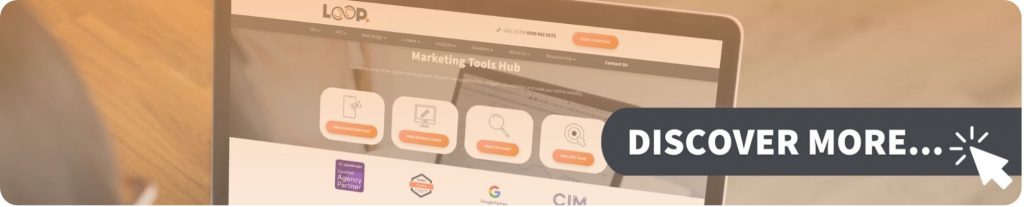 Marketing tools hub banner