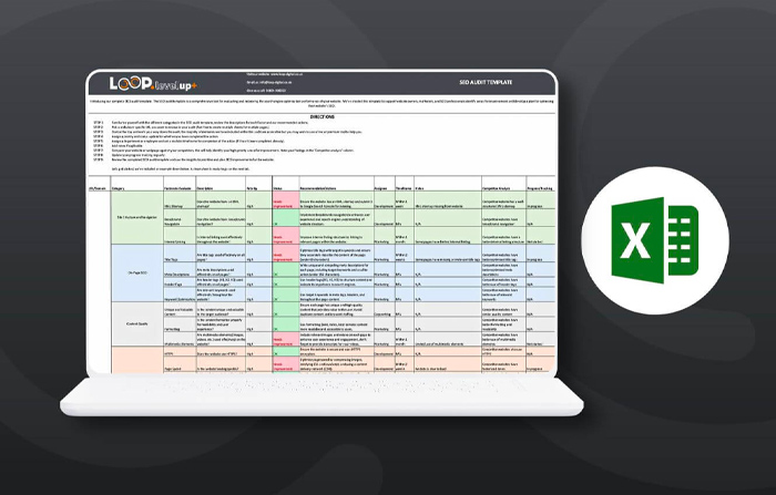 SEO audit template - Loop Digital