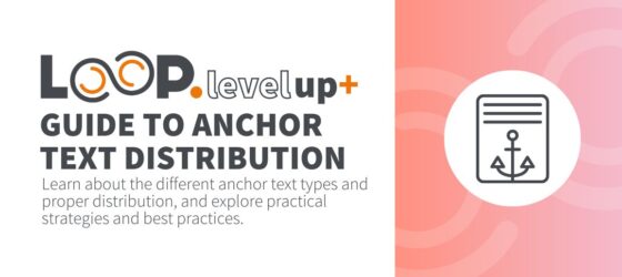 Guide to anchor text distribution
