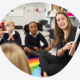Kids in a classroom with their teacher - Content Services - Loop Digital