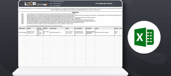 PPC campaign planner template - Loop Digital