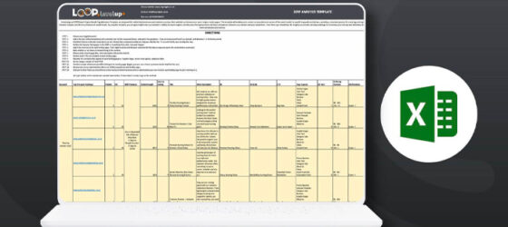 SERP analysis template - Loop Digital