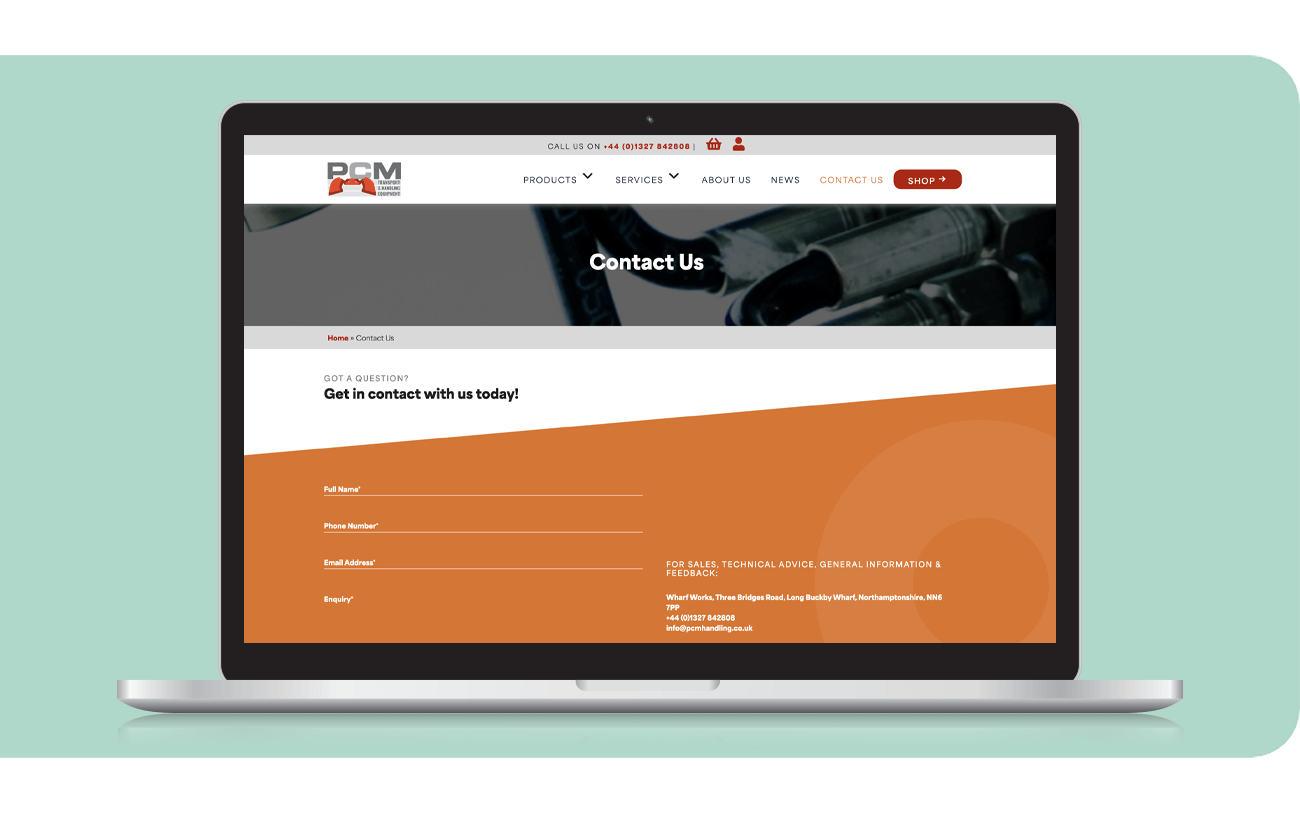 PCM Transport - WordPress Website