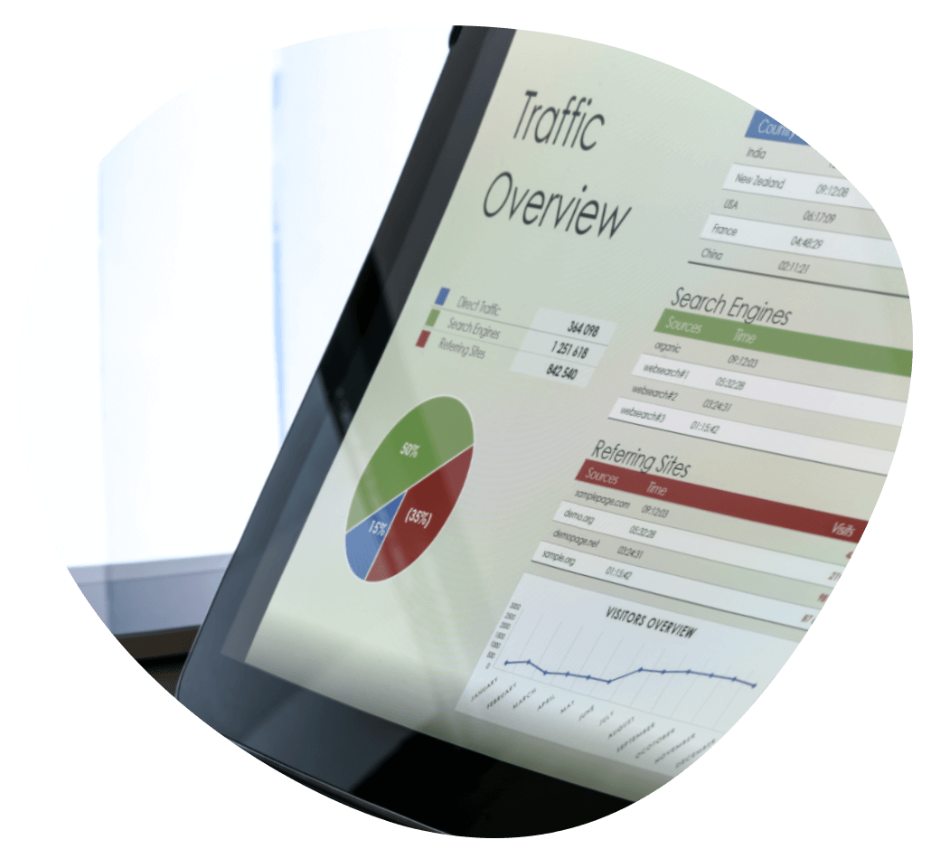 Website traffic report