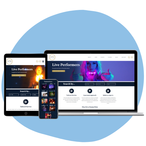 Live Performes - Website Design