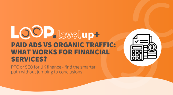 Paid ads vs organic traffic - featured post graphic
