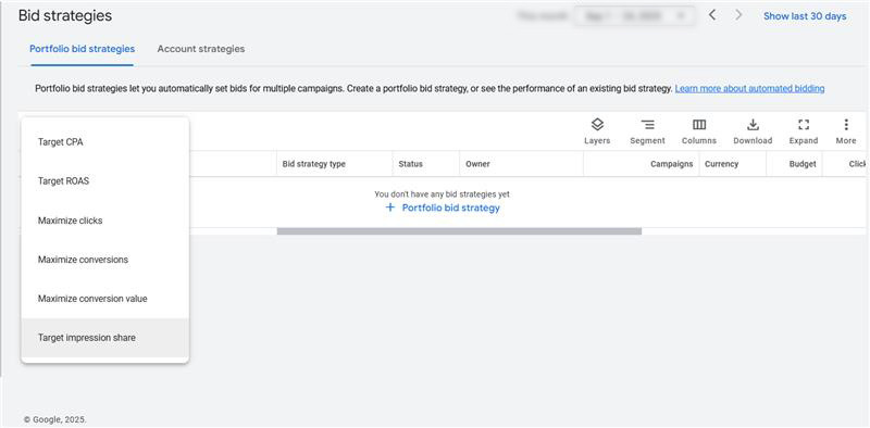 Google Ad Bid Strategies