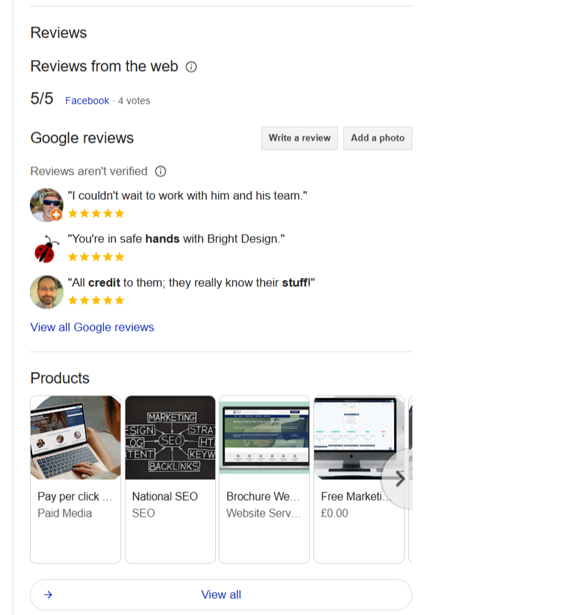 Google reviews GMB