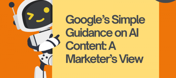Google simple guidance on AI content