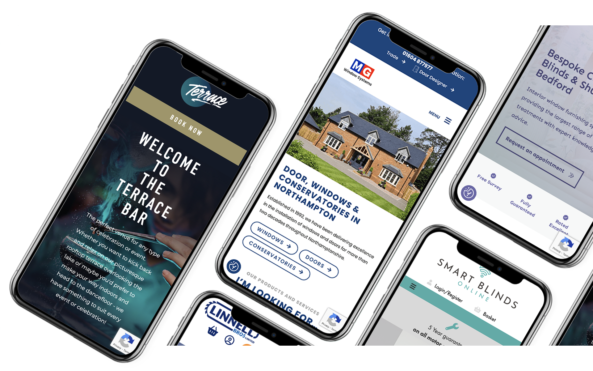Web design mobile examples