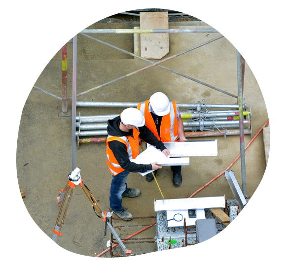 People on a construction site
