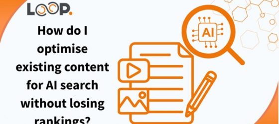 Optimise existing content for AI search