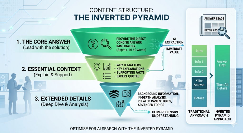 Content Structure Inverted Pyramid